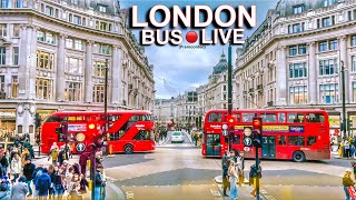 LONDON BUS RIDES 💫 DIGEST 🔴 LIVE CHAT ✨