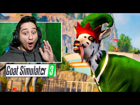 თხა საჩუქრებს არიგებს Goat Simulator 3