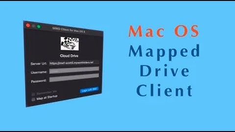MyWorkDrive Mac OS Mapped Drive Desktop Client
