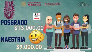 Beca ESTUDIOS de POSGRADO | Convocatoria , Requisitos, Documentación, Becas Mexico