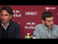 Die Pressekonferenz nach dem Heimsieg gegen Wolfsburg