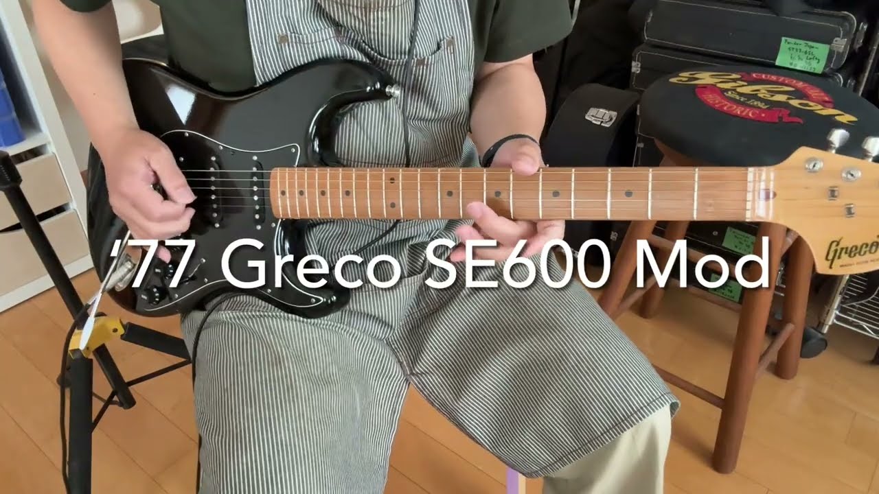 77 Greco SE600 Sparkle Sounds Mod - YouTube