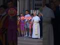 PAPA LEÓN XIV DA LA BIENVENIDA EN EL VATICANO AL GIRO #popeleoxiv #vaticano #papaleónxiv #giroitalia