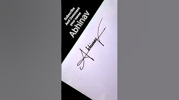 Abhinav signature style #signature #shorts #youtubeshorts #abhinav