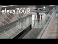 eleva TOUR of Cityplace DART rail station with Incline elevator - Dallas TX