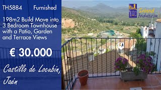 30K, Furnished Move into 3 Bed Townhouse + Garden Property for sale in Spain inland Andalucia Th5884