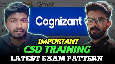 Cognizant CSD training pattern