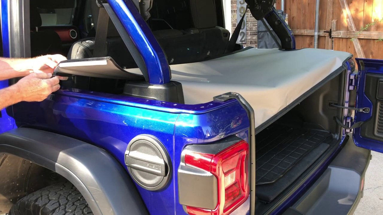 Wrangler JL Tonneau Cover - YouTube