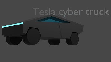 Blender 2.8 - Cyber truck tutorial