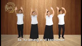 Video thumbnail of "Sayo Amang Banal (mirrored choreography) mcgi chior 🎵"