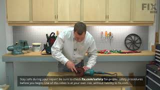 Makita Grinder Repair - How To Replace The Lock Nut