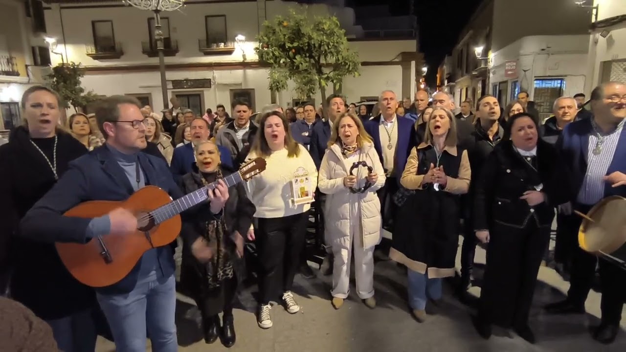 Coro de la Hdad Matríz de Almonte al Simpecado de la Virgen del Rocío. Isla Cristina 