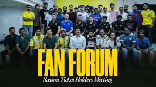 KBFC Season Ticket Holders Meeting 🎟️🟡 | Fan Forum | Kochi | 2025/26