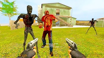 Counter Strike Source - Zombie Mod Online Gameplay on Nuketown map