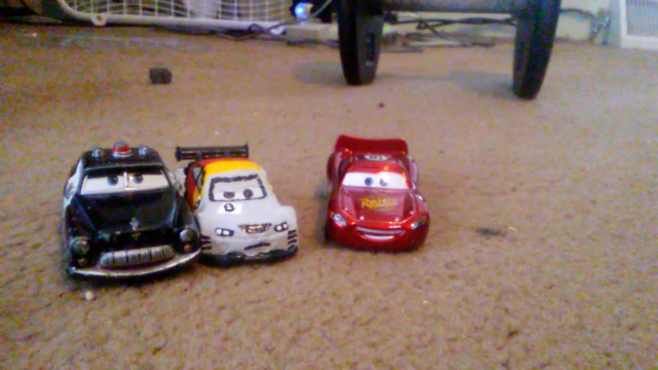 Cars Mater National Diecast Remake Lightning McQueen meets Otto YouTube