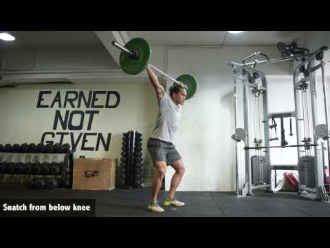 Snatch from below knee