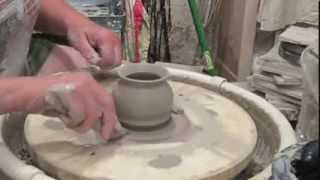 Throwing and Trimming Cauldrons in One Piece