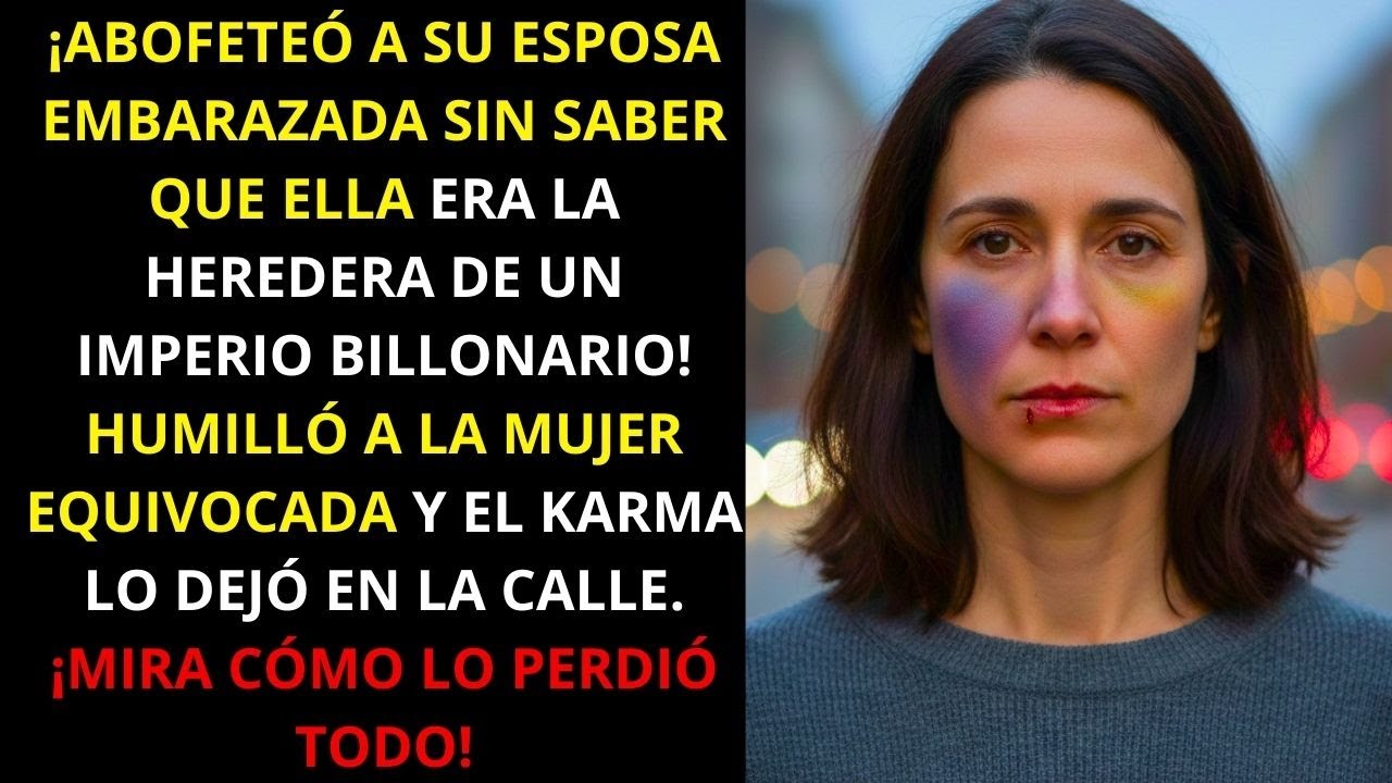 ¡Me ABOFEТEÓ sin saber que estaba EMBARAZADA, pero el no sabia que mi padre le destruiría la...