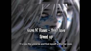 Guns N' Roses - This i love Speed Up Resimi