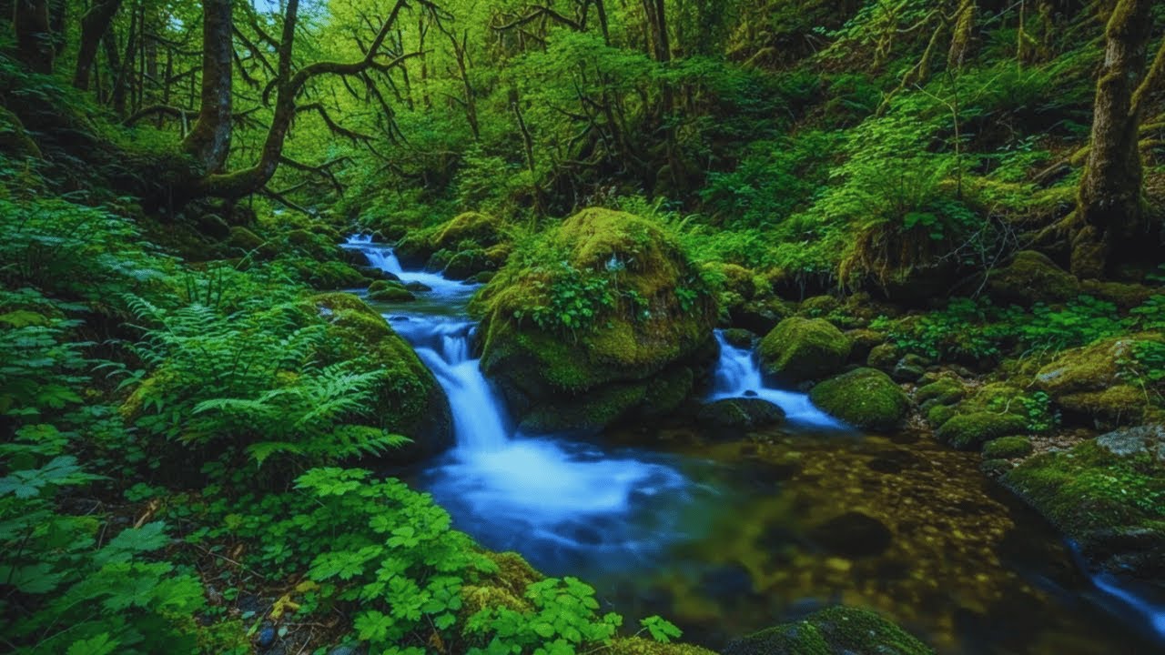 Fall Asleep Faster Tonight with Forest River Sounds for Insomnia and Stress Relief