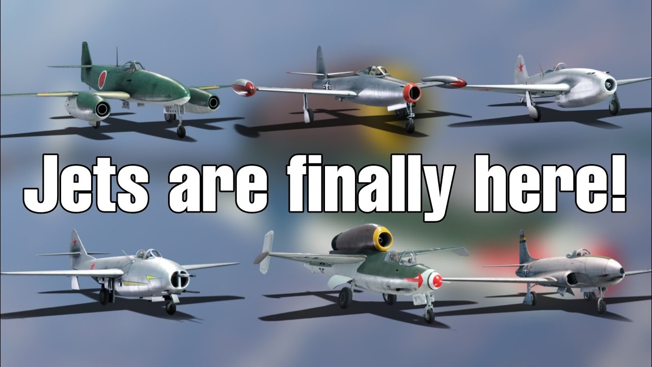 Реактивные самолеты наконец-то появились в War Thunder Mobile!