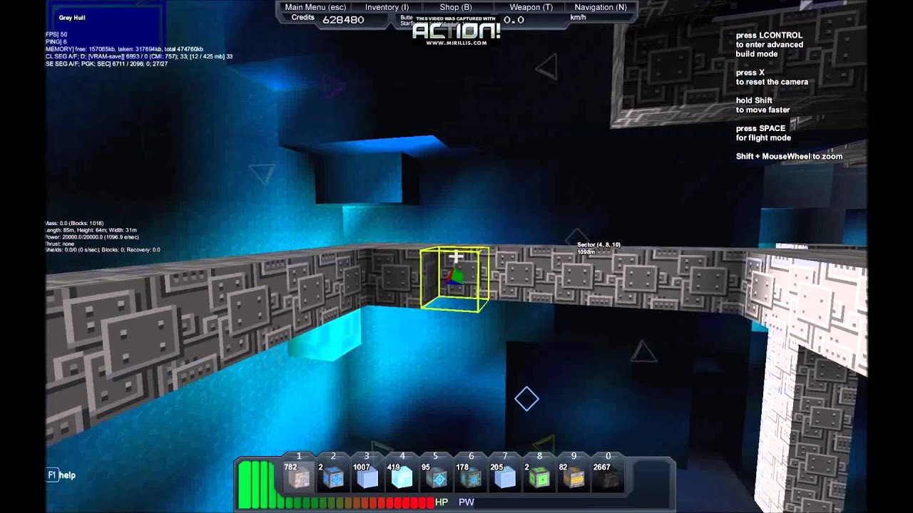 Playing StarMade: Survival part 4 more base building