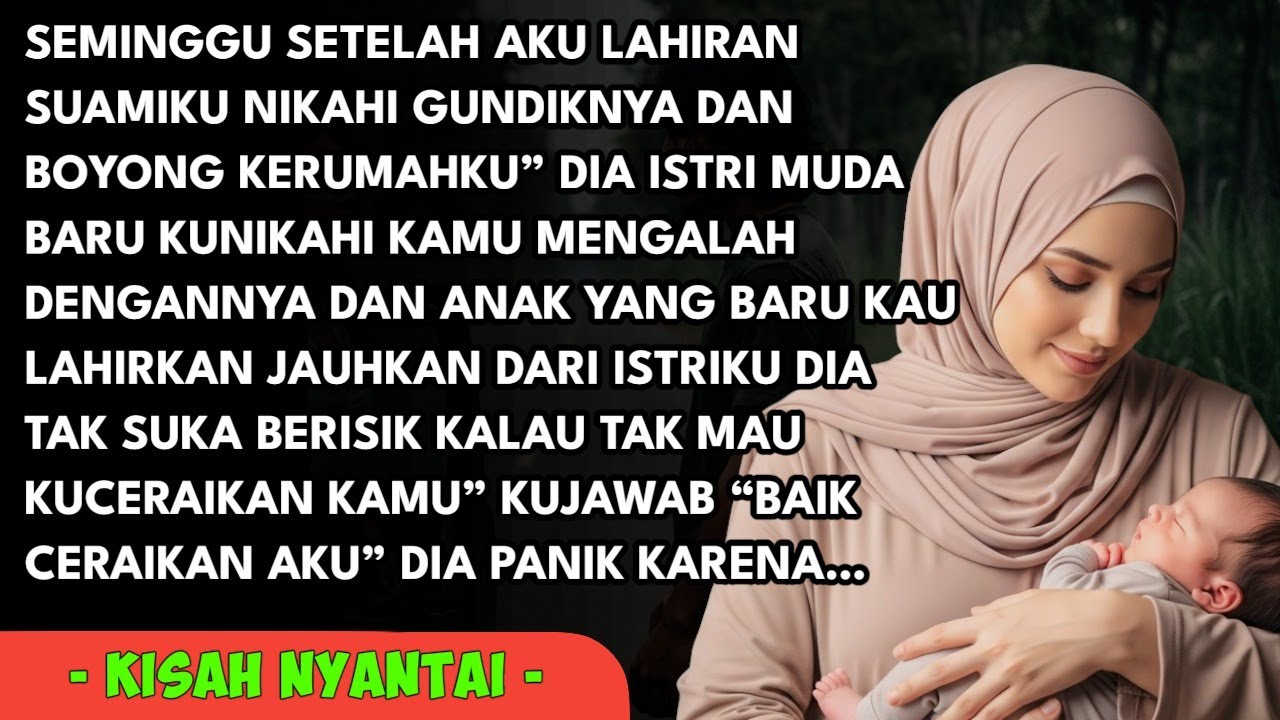 SEMINGGU SETELAH LAHIRAN SUAMI NIKAHI GUNDIKNYA & BOYONG KERUMAHKU JADIKAN AKU BABUNYA- KUBUAT PANIK