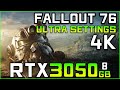 Fallout 76 | RTX 3050 (4K Ultra Settings) FPS Test