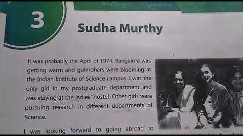 17July2020 Class-4 Subject-English Reader Chapter-3 Sudha Murthy part-1 by Nidhi Sahu