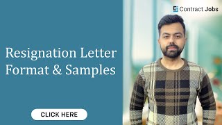 How To Write A Resignation Letter Download Format & Samples In Word Jobs In India