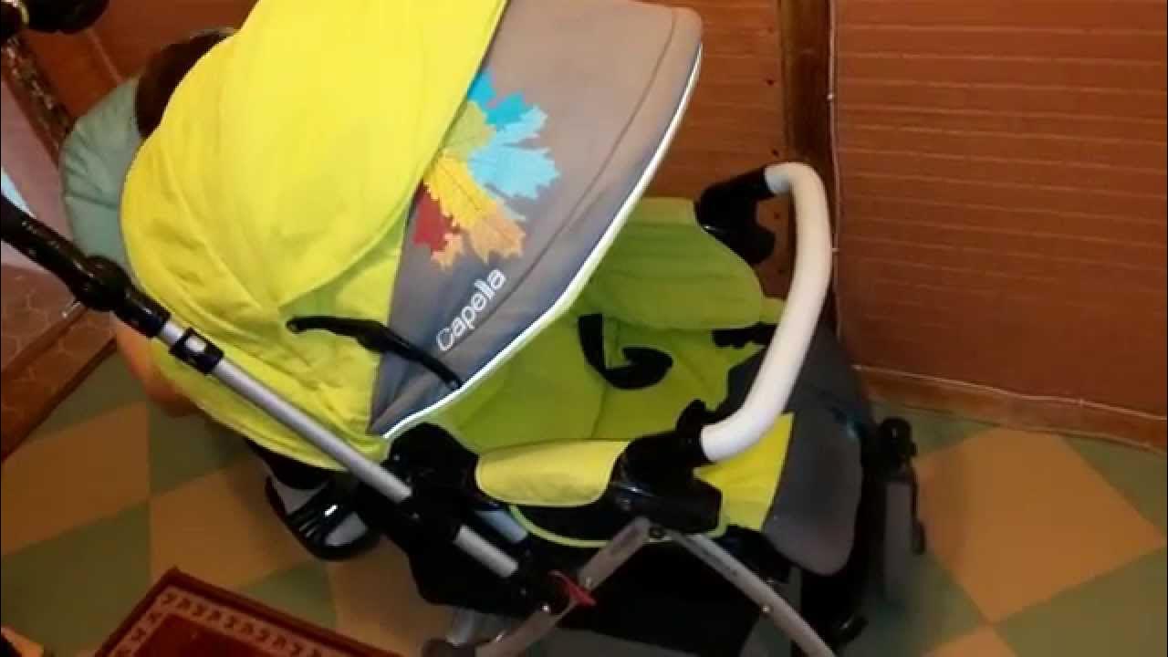 Как разобрать коляску Capella S 803 - YouTube