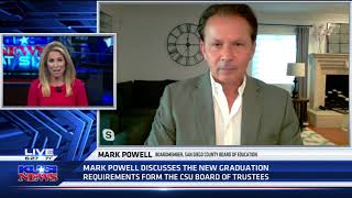 Mark Powell on KUSI News Discusses California State University New Ethnic Studies Requirement