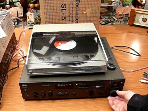 Technics SL-5 Direct Drive Linear Tracking Turntable - YouTube