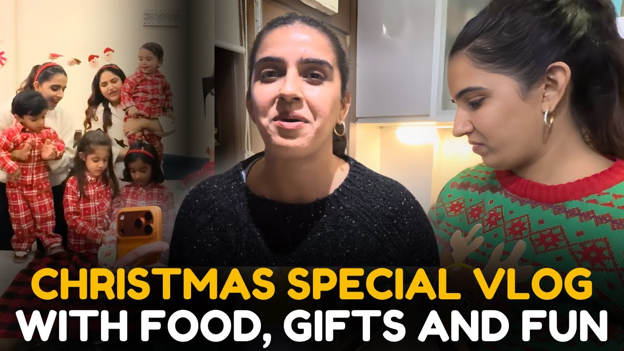 Christmas Special Vlog With Food, Gifts And Fun || Shirin Sewani Vlogs