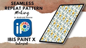 How to create Seamless Repeat pattern in IBIS PAINT X, IBIS PAINT X tutorial for beginners