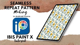 How to create Seamless Repeat pattern in IBIS PAINT X, IBIS PAINT X tutorial for beginners