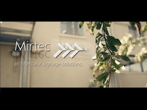 Mirtec — architectural signage promo video