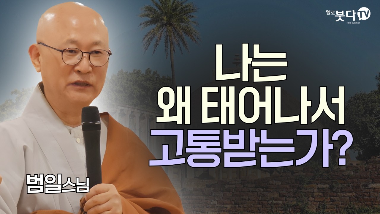 내 삶을 지배하는 12가지 법칙 : 무명(無明)에서 죽음까지 완벽 해설 | 니까야, 부처님의 원음으로 답하다 | 범일스님 | 불교를 다시 묻다 7회