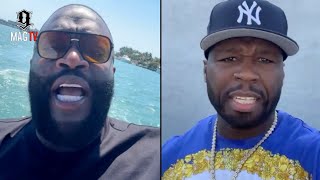 "U Really Admire Me" Rick Ross Trolls 50 Cent For Talking Greasy About Him On The Millennium Tour! 😂