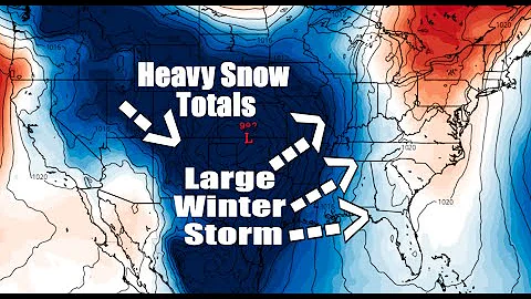 A Large Winter Storm Is In The Making ~ Heavy Snow Accumulations