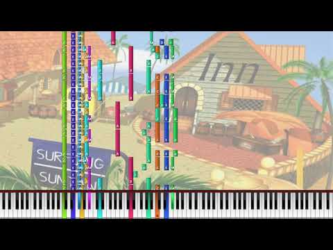 Final Fantasy VII (PS1) - Costa del Sol (Synthesia) [Midi Rip]