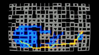 low res pathfinding [ demo ] random city layouts #signalwave #vaporwave #transmission #system #data
