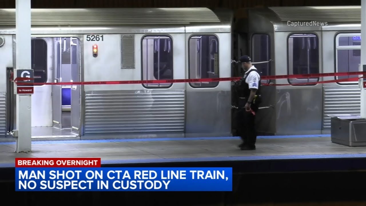 Rider shot, critically wounded on CTA Red Line train in Chicago - YouTube
