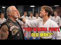 Young Black Belt Mocked Old Biker To Spar For Fun Minutes Later The Whole Dojo Is Left SPEECHLESS 