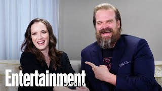 Winona Ryder & David Harbour Gush Over Their Work Relationship | Entertainment Weekly