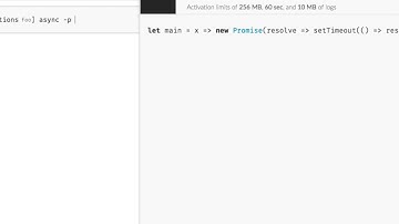 The OpenWhisk Shell: async-await invocation
