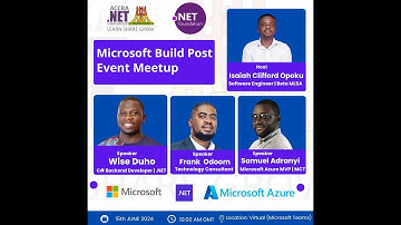 Dive into the Future of AI with .NET and Azure Development | Microsoft Build Post-Event Meetup (AI)