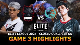 MASSAGE MODE | Boom Esports vs Beastcoast Game 3 Highlights Elite League Closed Qualifier 2024