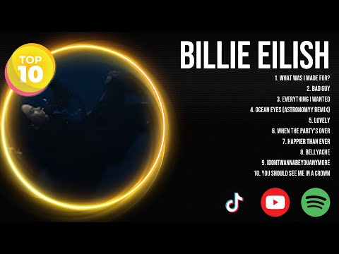 Billie Eilish 2024 Mix - Top 10 Best Songs - Greatest Hits - Full Album