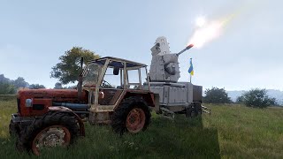 Video Of Ukrainian Anti-Air C-Ram Shot Down Expensive Russian Fighters - Arma 3